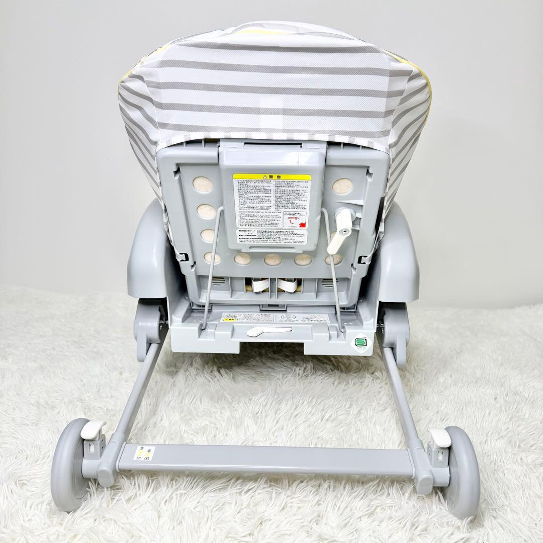 美品 Aprica ユラリズム ハイローチェア エレファントラブ 手動