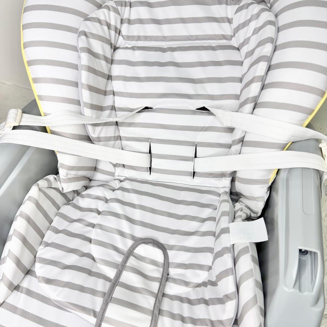 美品 Aprica ユラリズム ハイローチェア エレファントラブ 手動