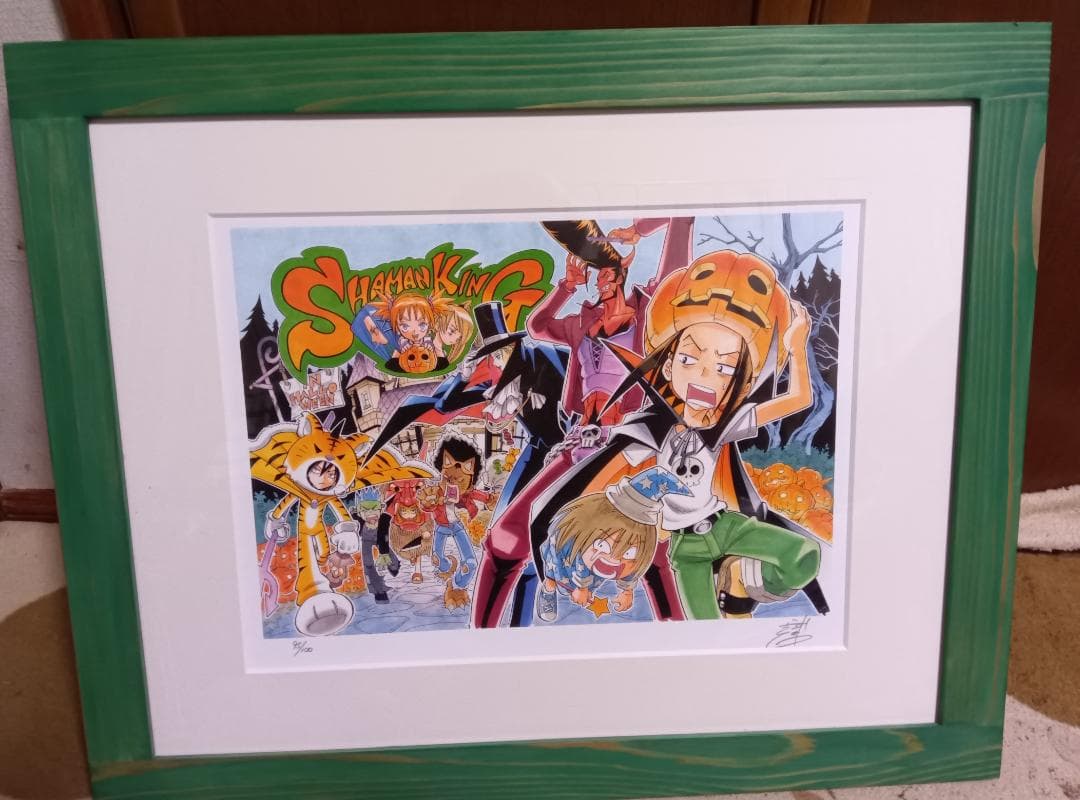 シャーマンキング 直筆サイン 複製原画　武井宏之