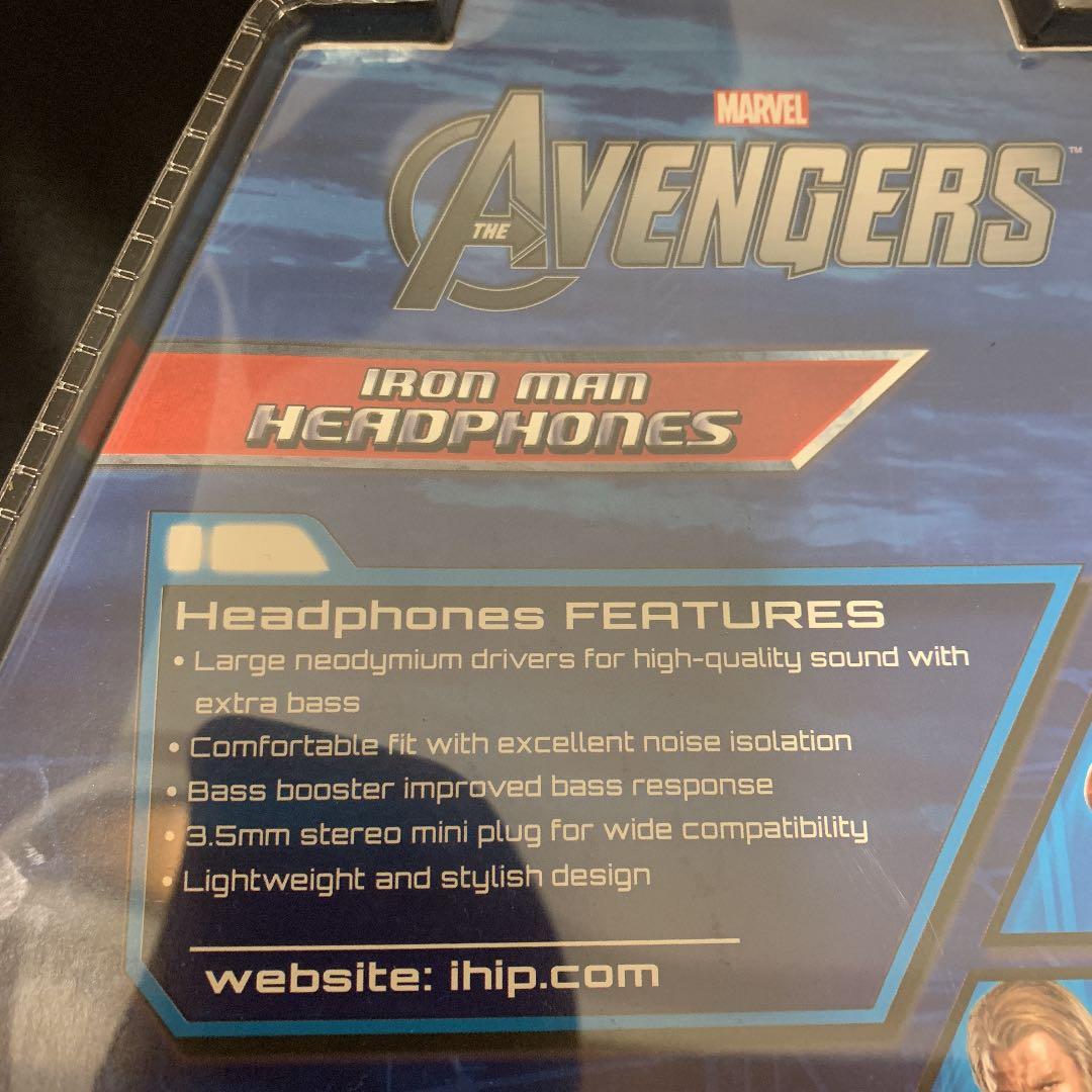 アイアンマンヘッドホン　marvel ironman headphone