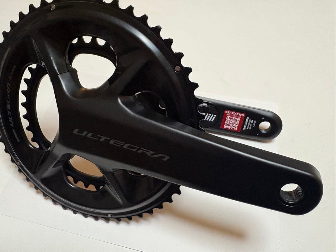 アルテグラ4iii precision3+片側パワメ付き クランク　完成車外し