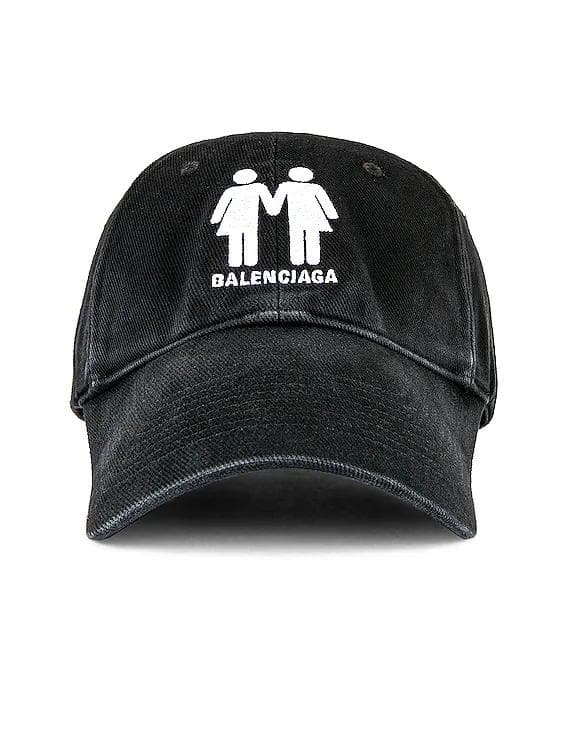 帽子 BALENCIAGA 22ss Pride Baseball Cap