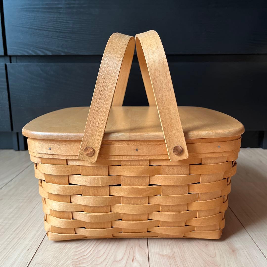 ロンガバーガー　バスケット　大きめサイズ　ピクニック　ケーキ