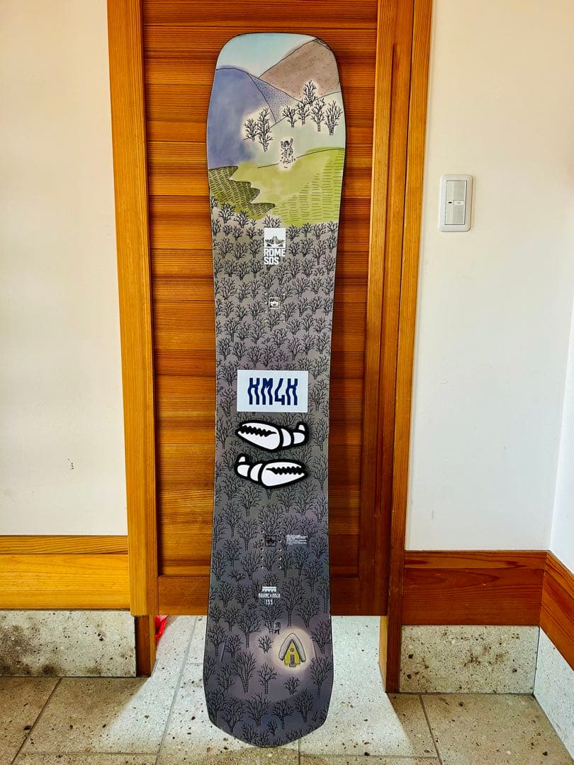 スノボ板　rome KM4K カモシカ　ravine 155