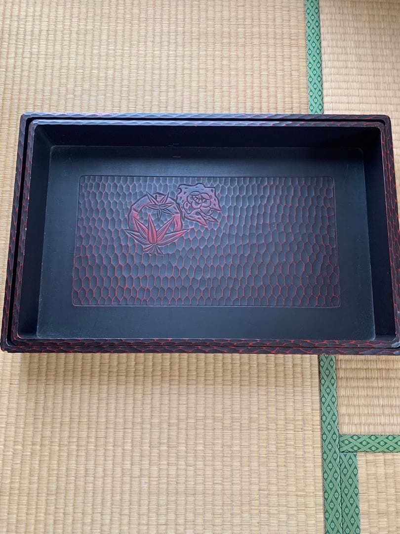 鎌倉彫　乱れ箱　二箱