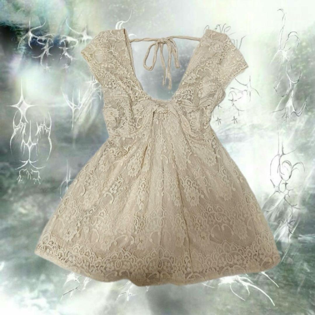 90s 00s 森ガール フェアリーコア 姫系 総レース チュニック fairy