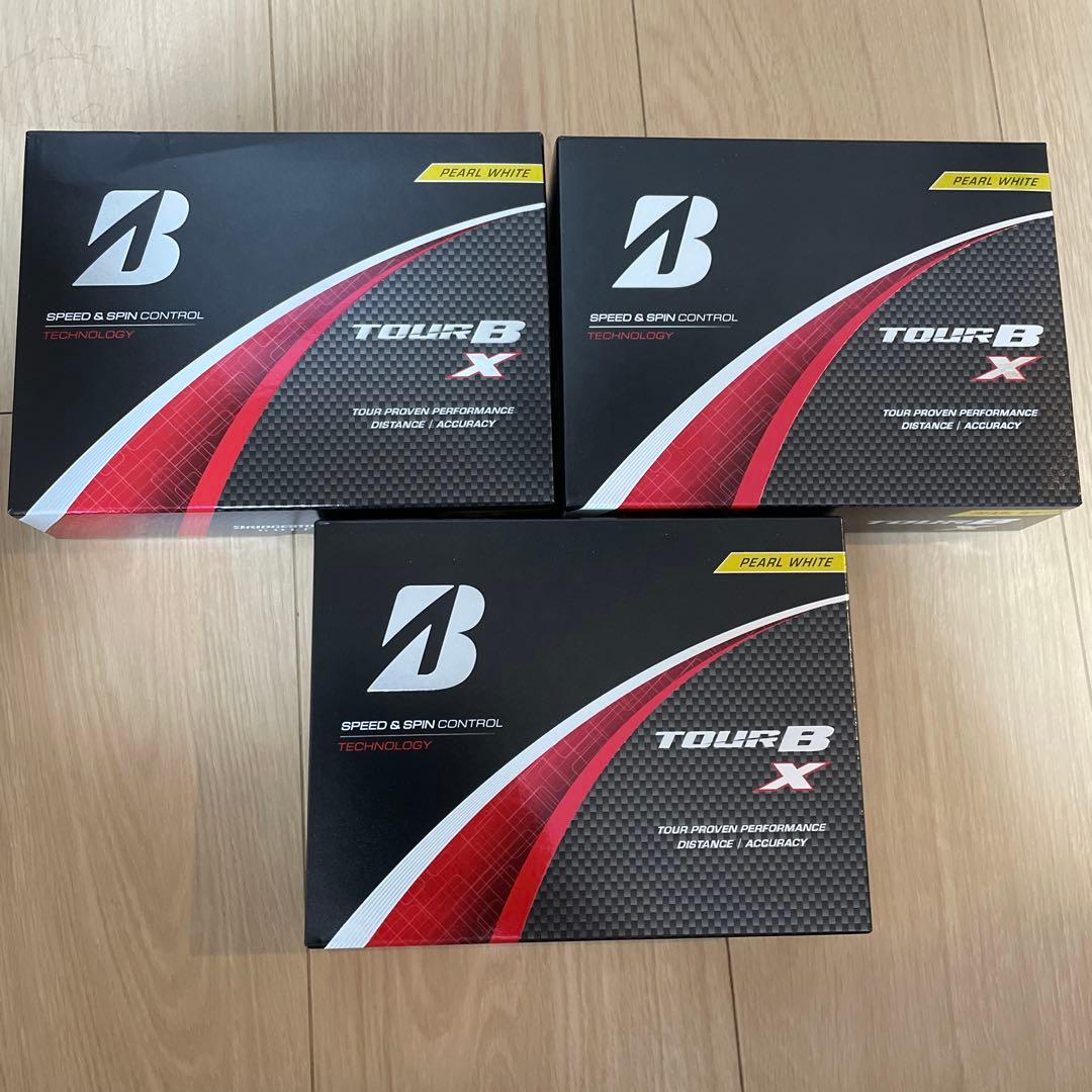 新品 ブリヂストン TOUR B X ゴルフボール 3ダース