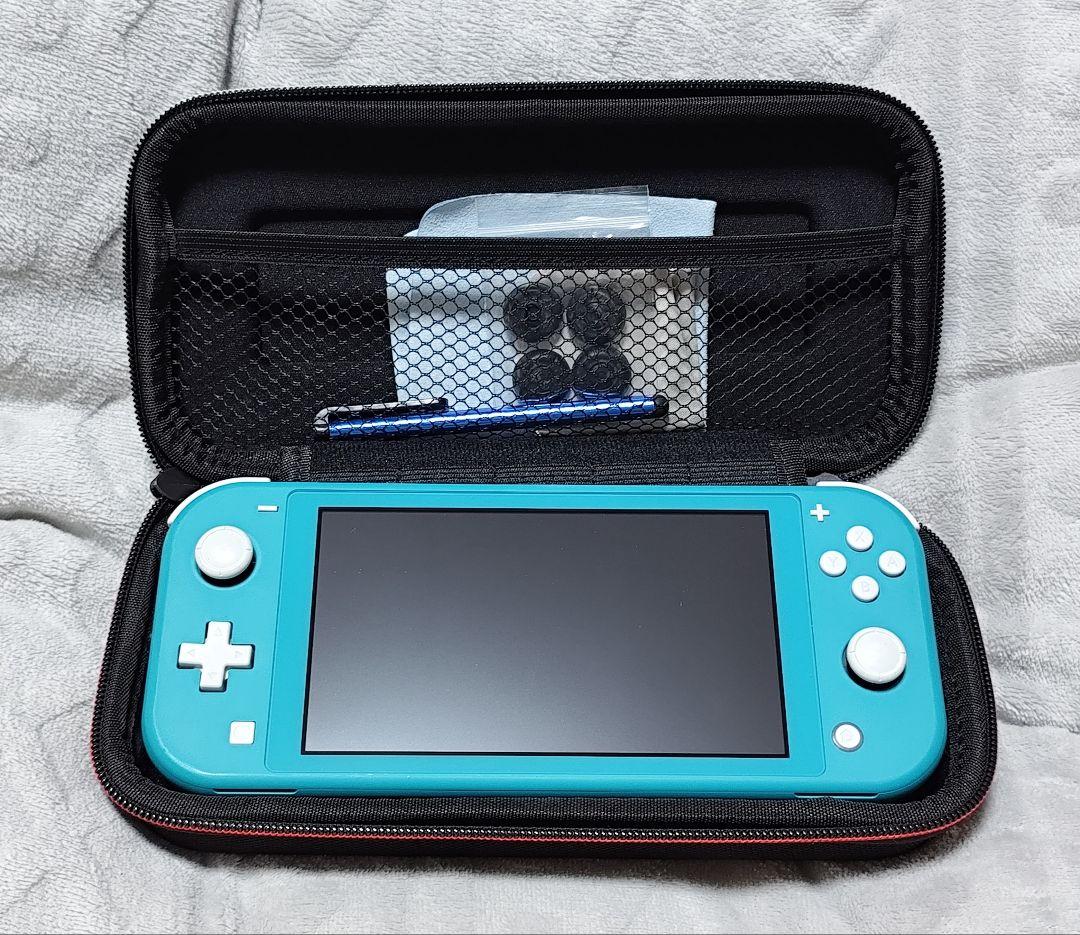 Nintendo Switch Lite ターコイズ 本体 + ケースなど