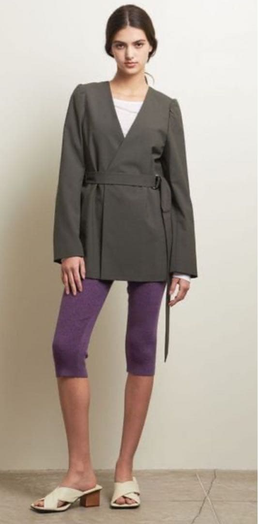 ATTISESSION リブレギンス　バイカーパンツ