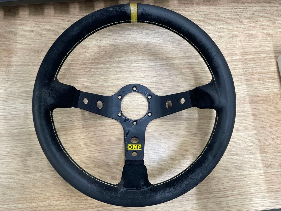 OMP スエード ステアリングホイール
