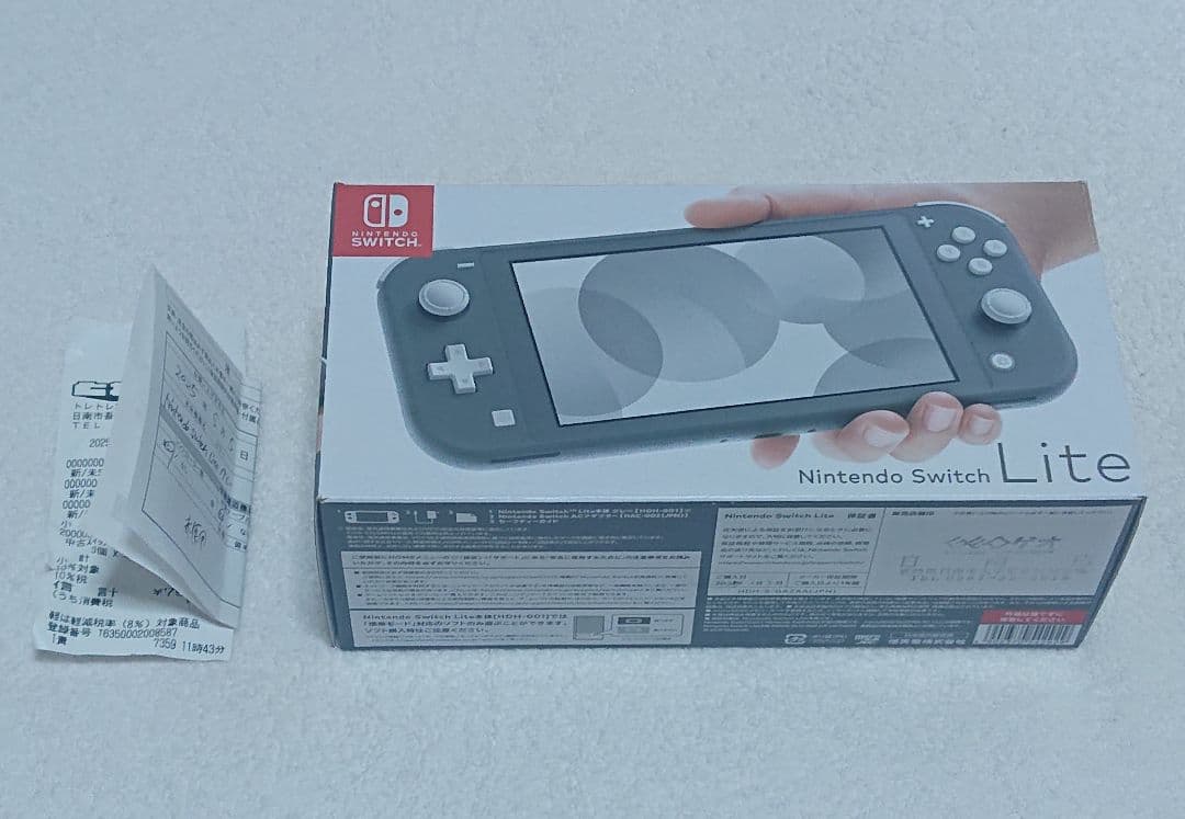未使用 Switch Lite 本体 グレー
