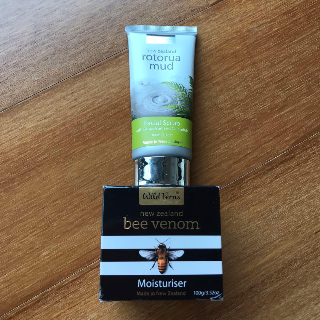 Wild Ferns 温泉泥フェイシャルスクラブ　マヌカハニー保湿クリーム