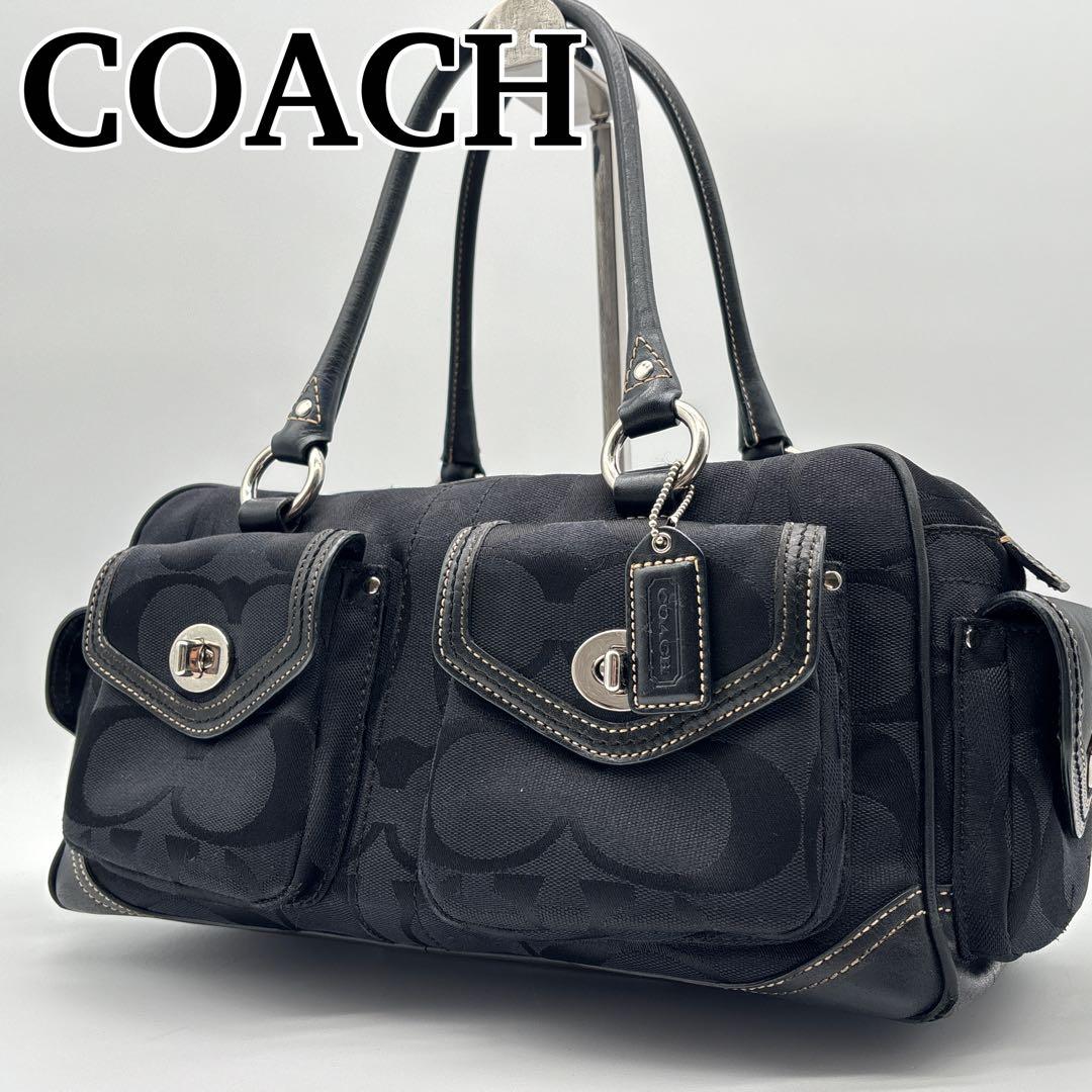 バッグ COACH VINTAGE Gallery Pocket Satchel Bag