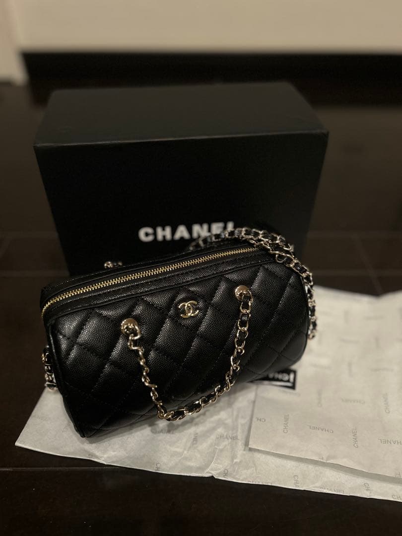 CHANELノベルティボストンバック
