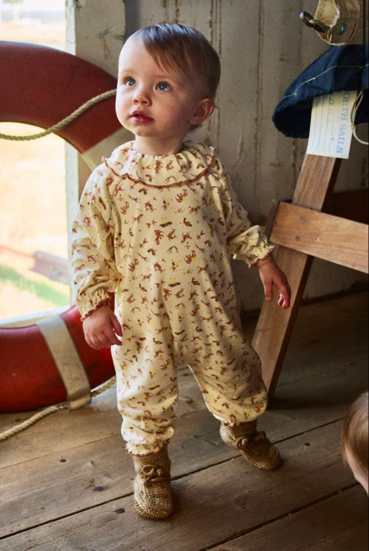 A*＊様 Misha&puff サーカス柄ロンパース 9～12m