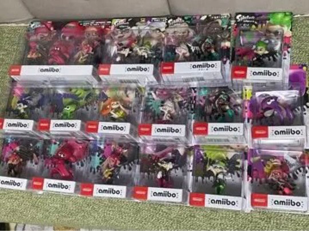 スプラトゥーン　スプラ　アミーボ　amiibo ヒメ　イイダ　アオリ　ホタル