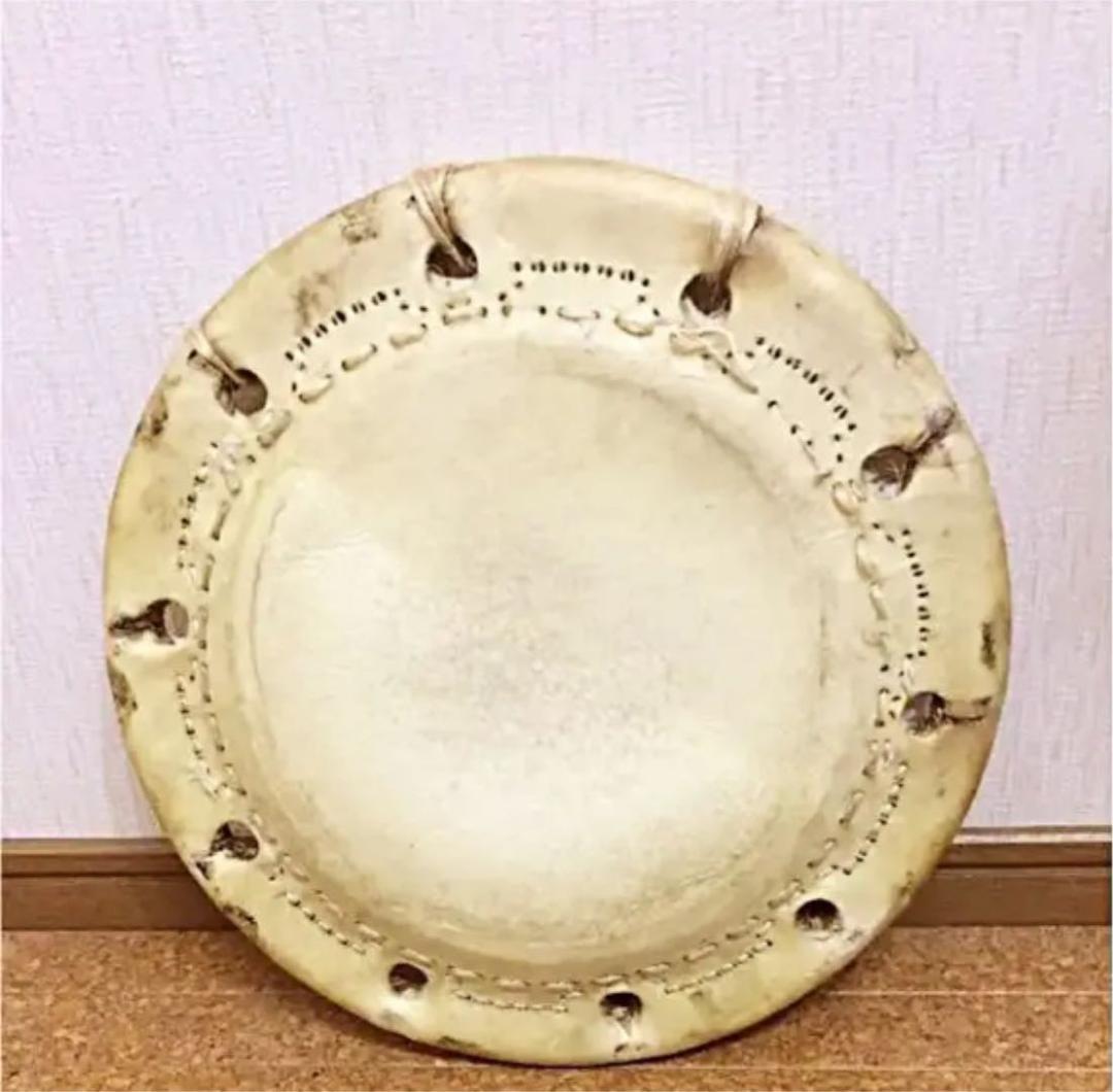 【レア 送料込み】 締太鼓 交換皮 ①　和太鼓　送料込み　３丁掛け ドラム 楽器