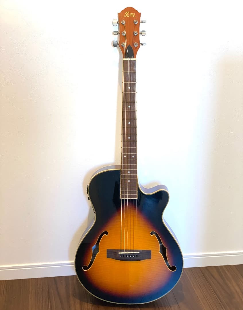 希少【注意】裏面傷みあり！Juno EA-70FC/BS エレアコ ギギター