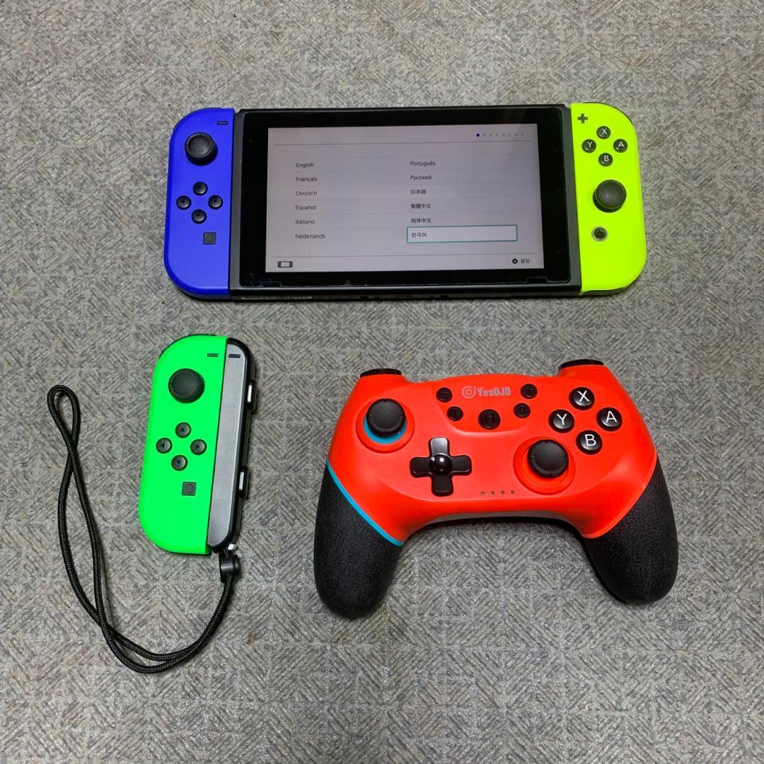 J787 Nintendo Switch 本体 Yes0J0 コントローラー