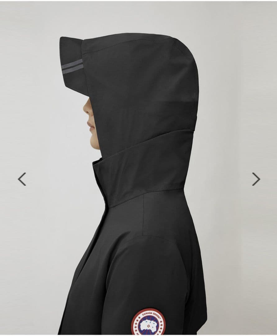 カナダグース SALIDA ナイロンジャケット M ブラック レインコート