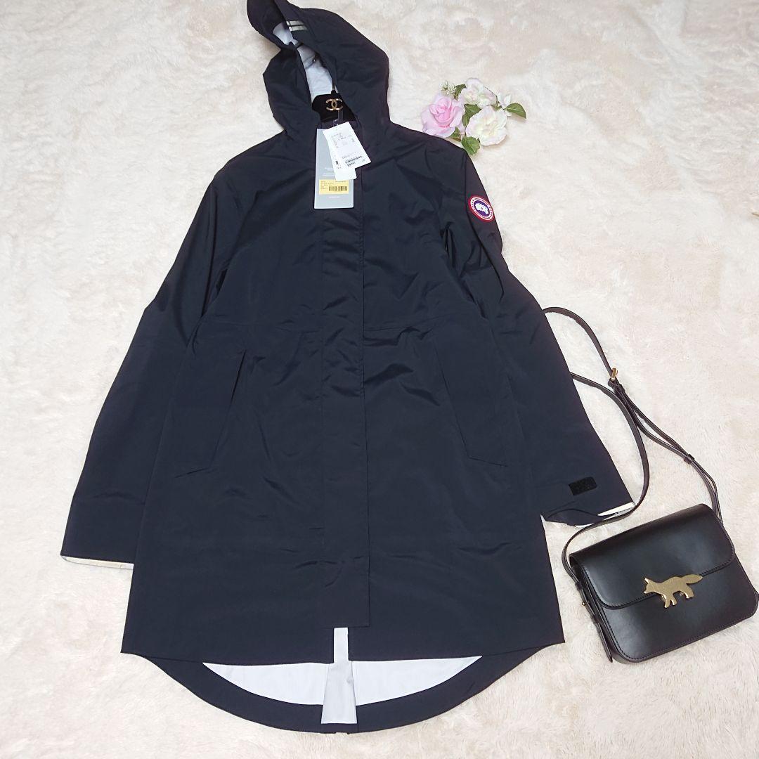 カナダグース SALIDA ナイロンジャケット M ブラック レインコート