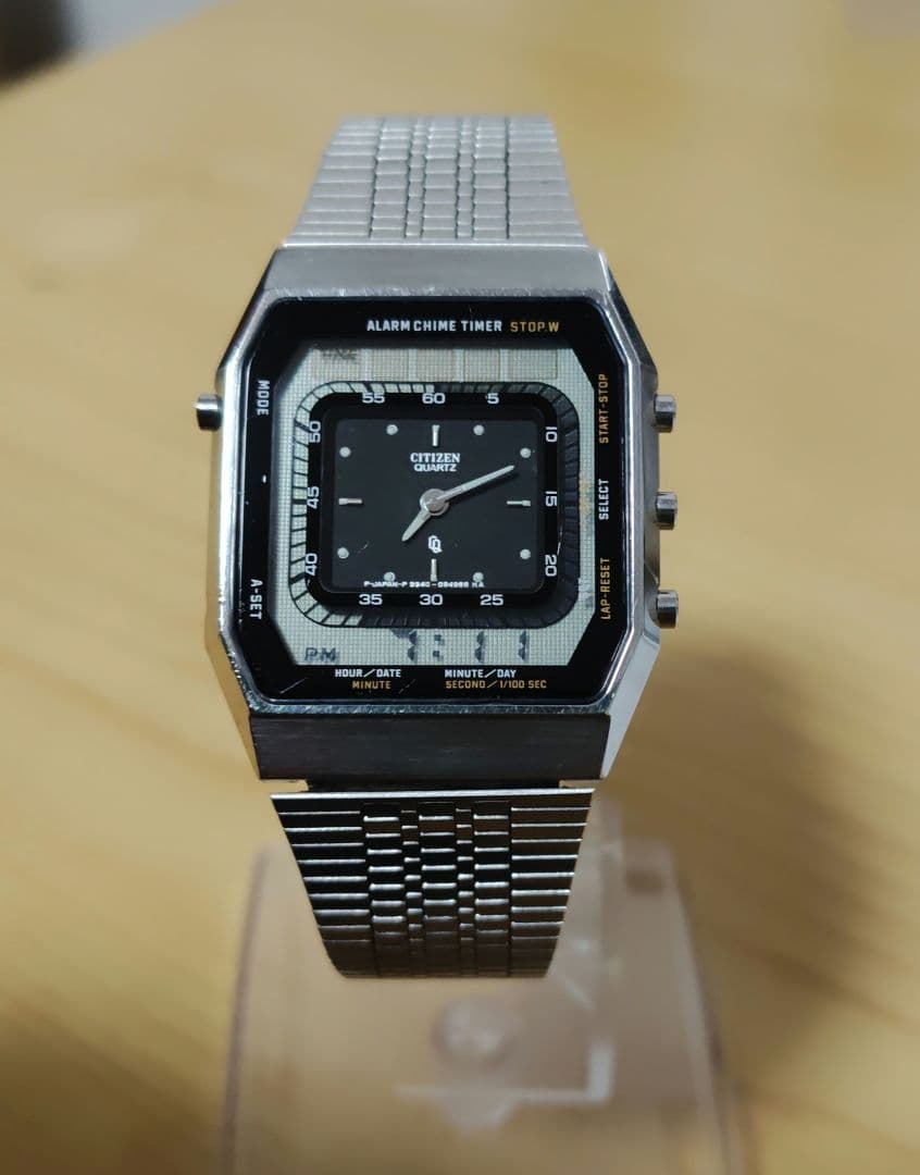 CITIZEN　アナデジ　4-082911 ランサー　稼働品