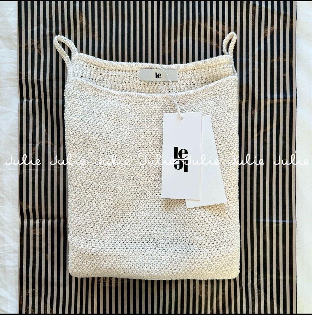 新品☆ le/ル CROCHET BACK POINT トップス Plage