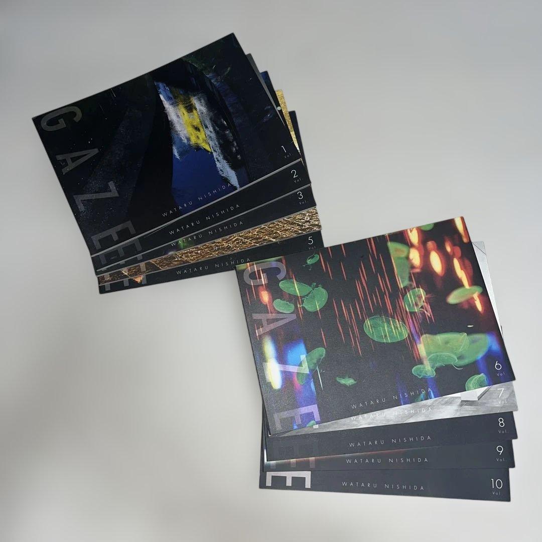 アート・デザイン・音楽 Gaze Vol. 1-10 Wataru Nishida
