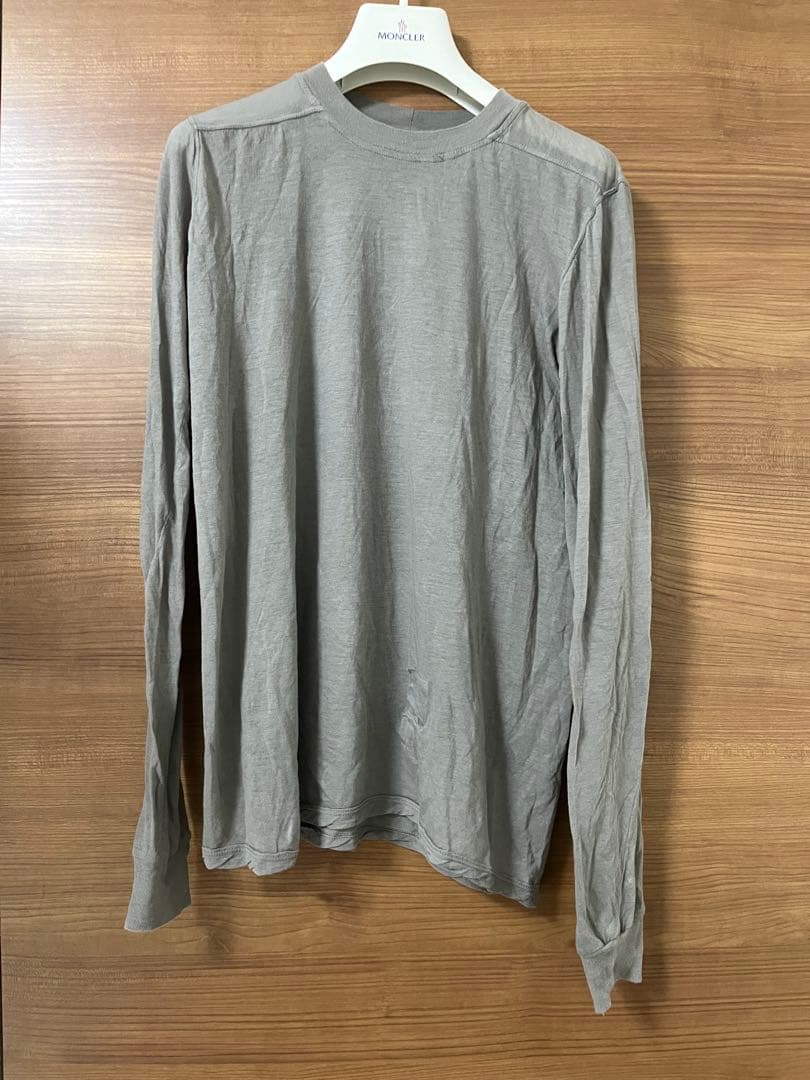 Rick Owensグレー 長袖 Tシャツ