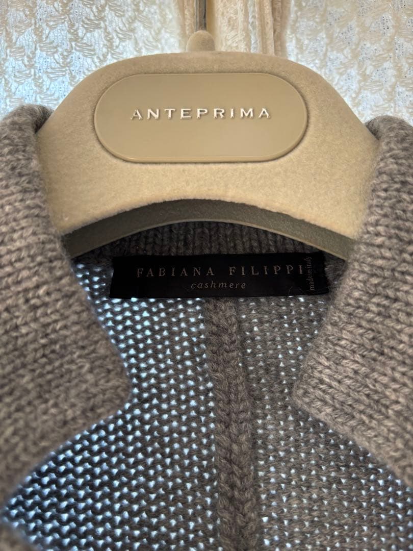 FABIANA FILIPPI カシミア カーディガン グレー