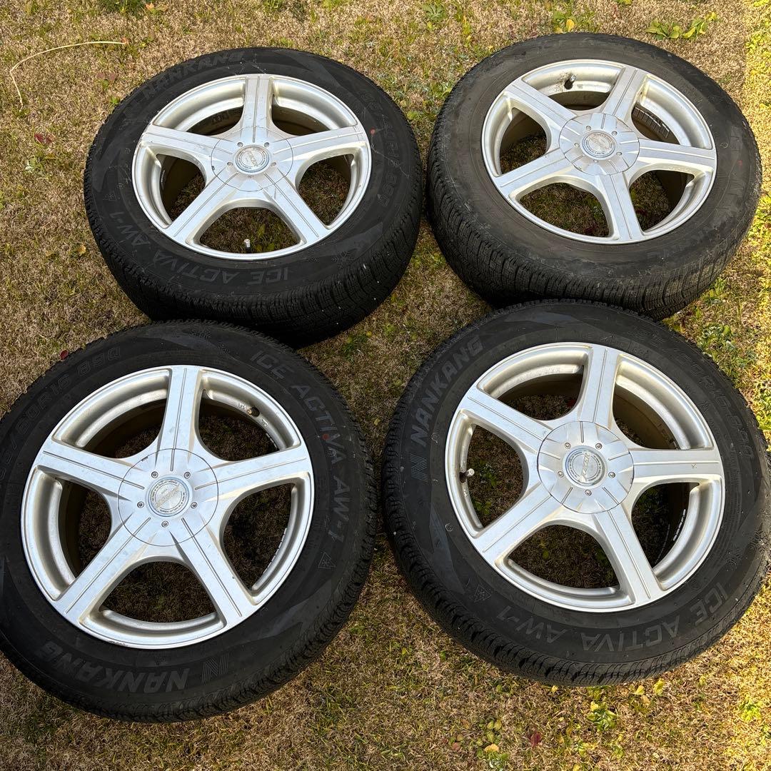 【送料込み】　スタッドレスタイヤ　195/60/r16ホイール付4本　セレナ