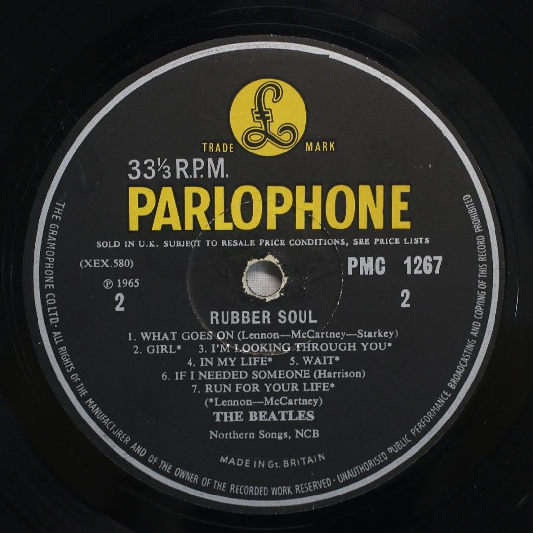 英LP The Beatles Rubber Soul UKオリジナル盤Mono