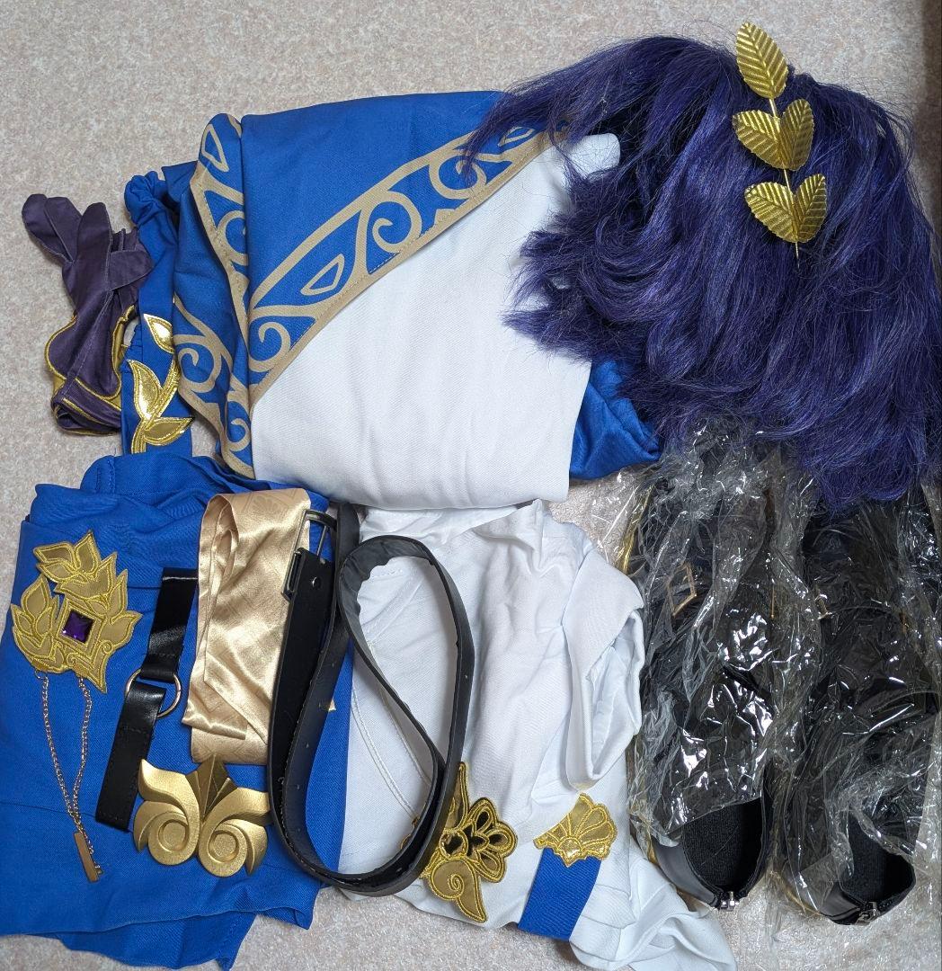 崩壊スターレイル レイシオ コスプレ衣装 スタレライブ ウィッグ、靴付き