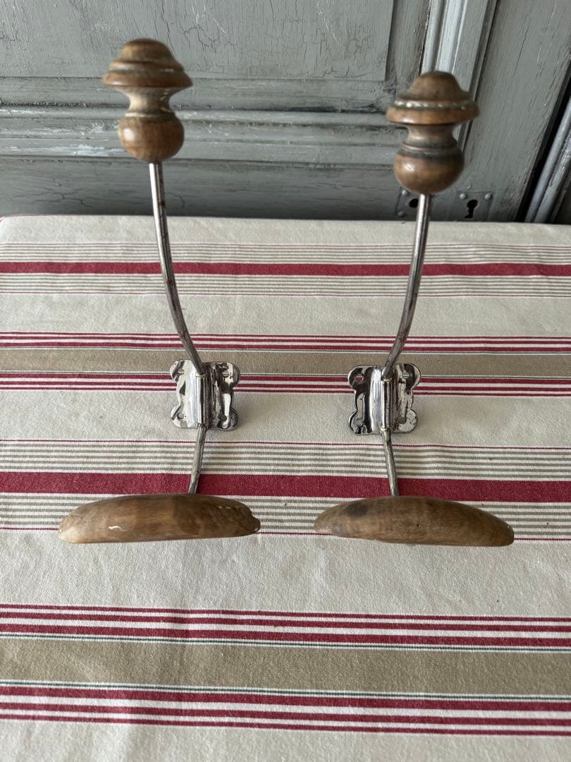 アンティーク壁掛けフック2個セット