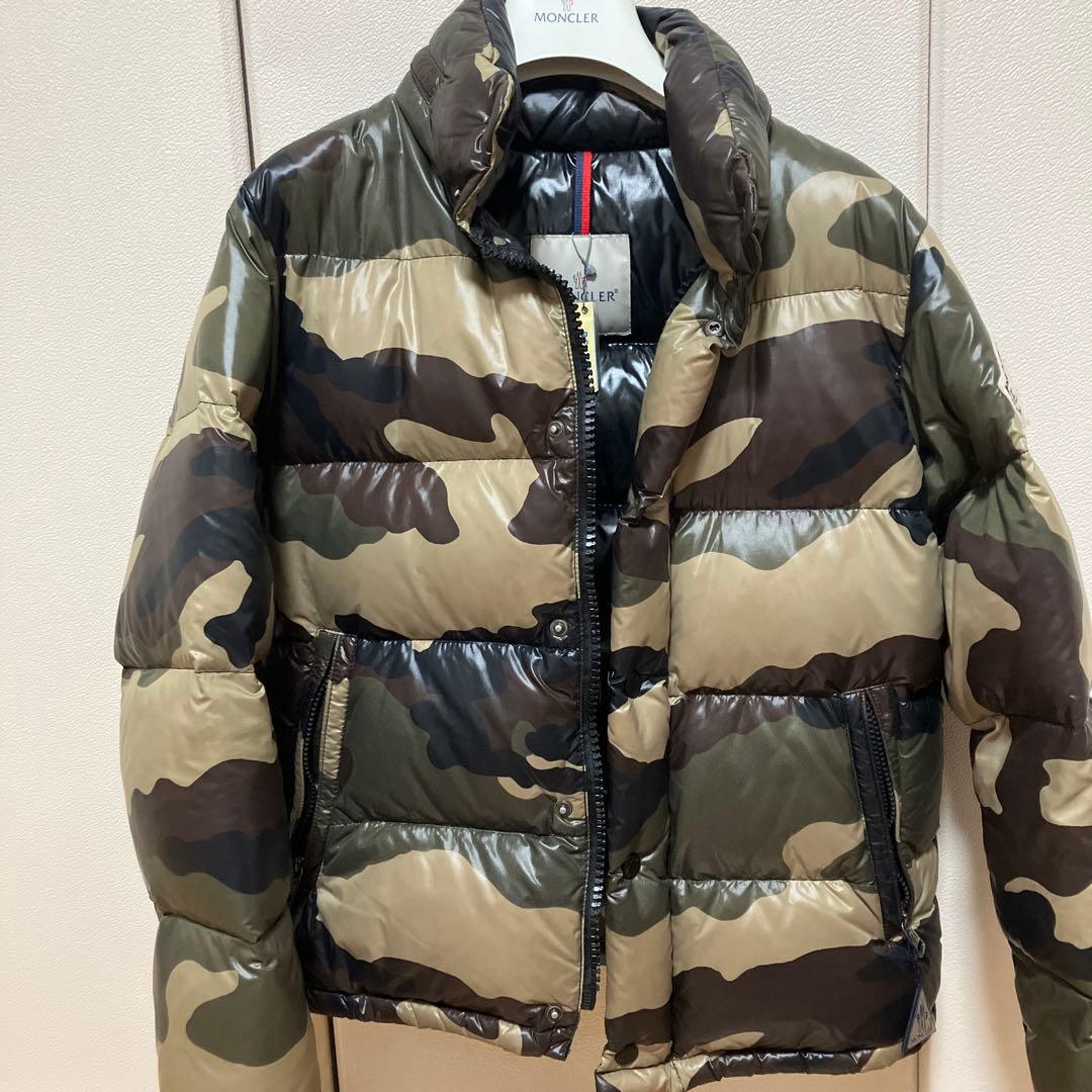 MONCLER カモフラージュ ダウンジャケット BEAMS ０サイズ