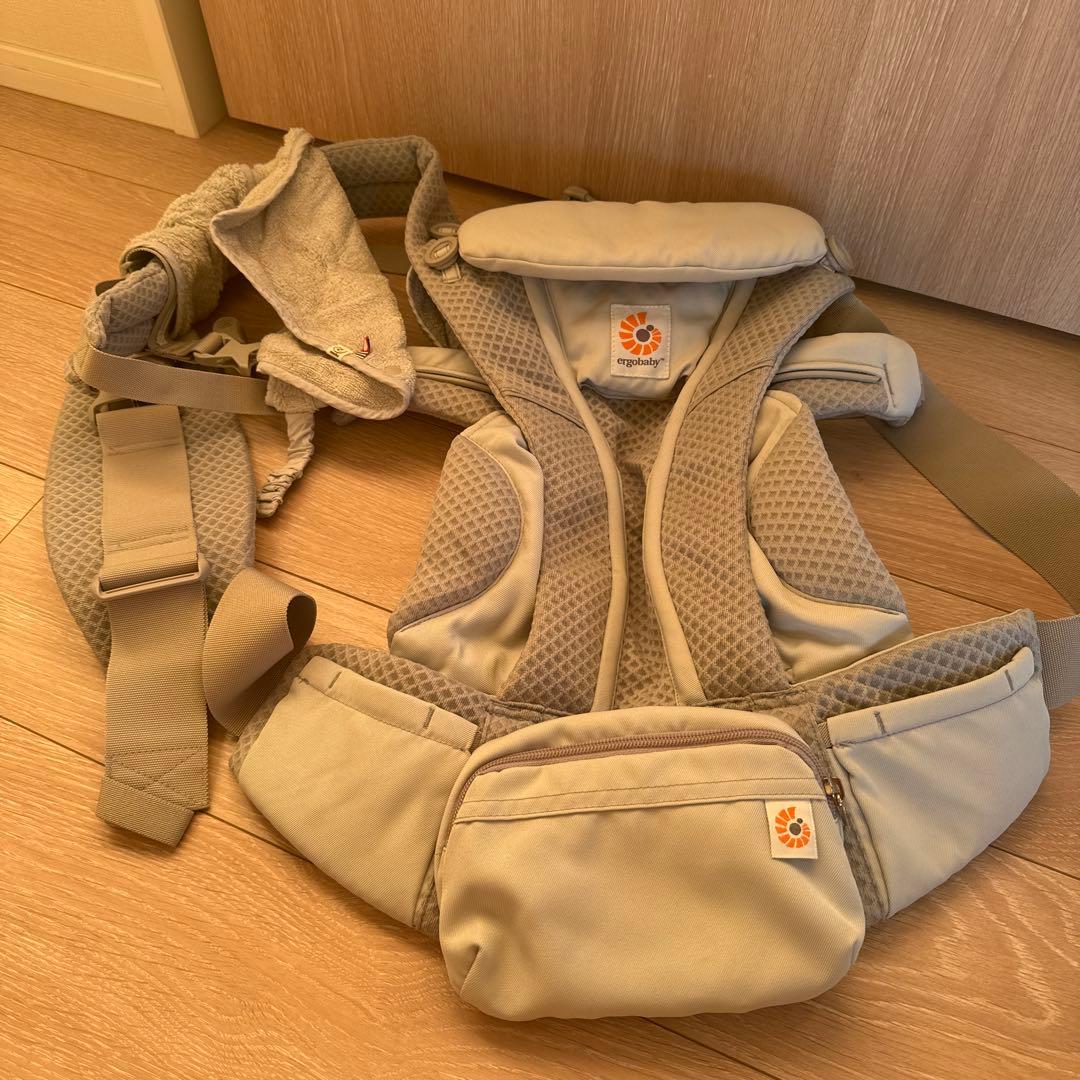 ergobaby 抱っこひも グレー メッシュ