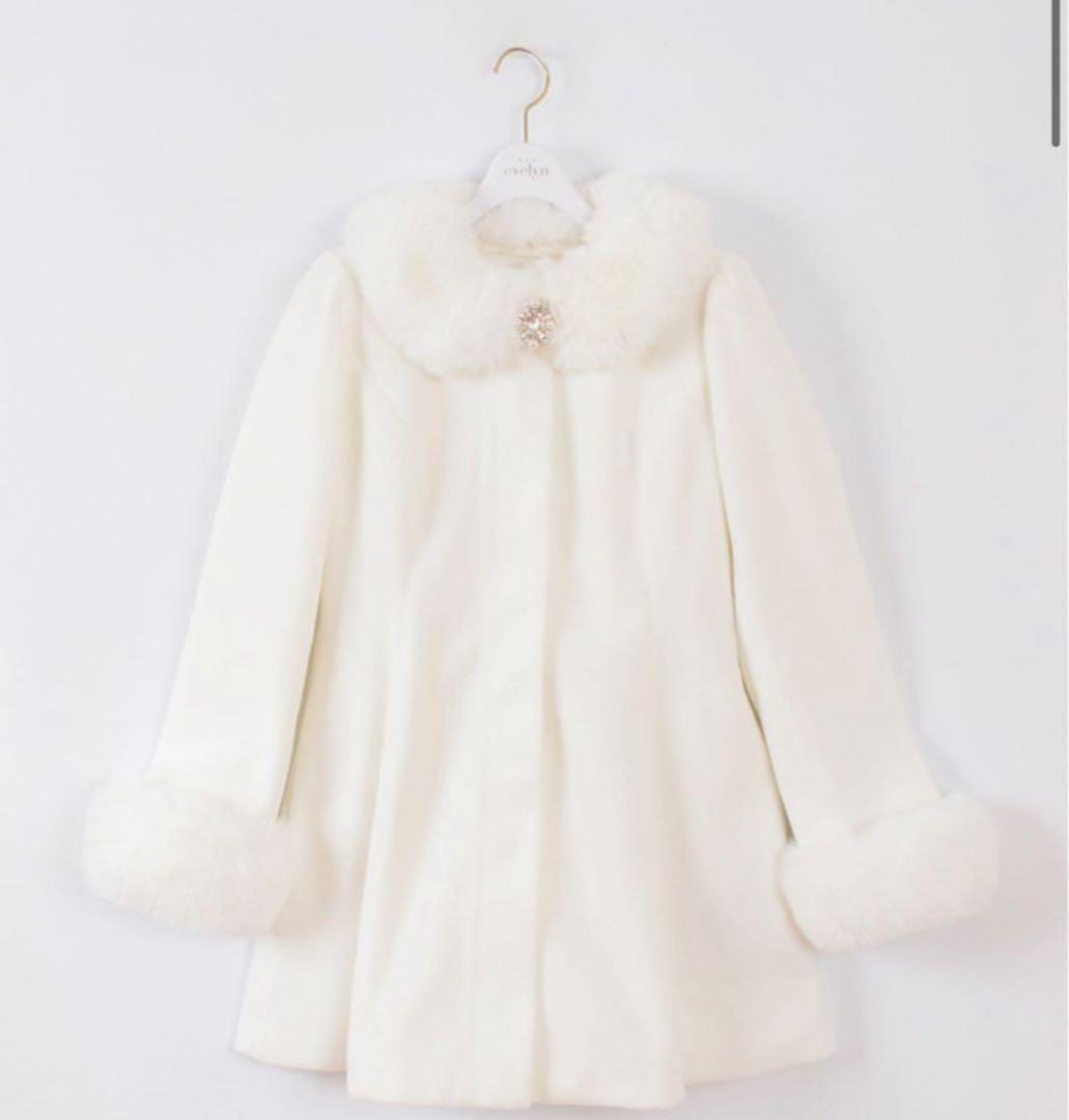 evelyn ビジューコート 2025 Mサイズ