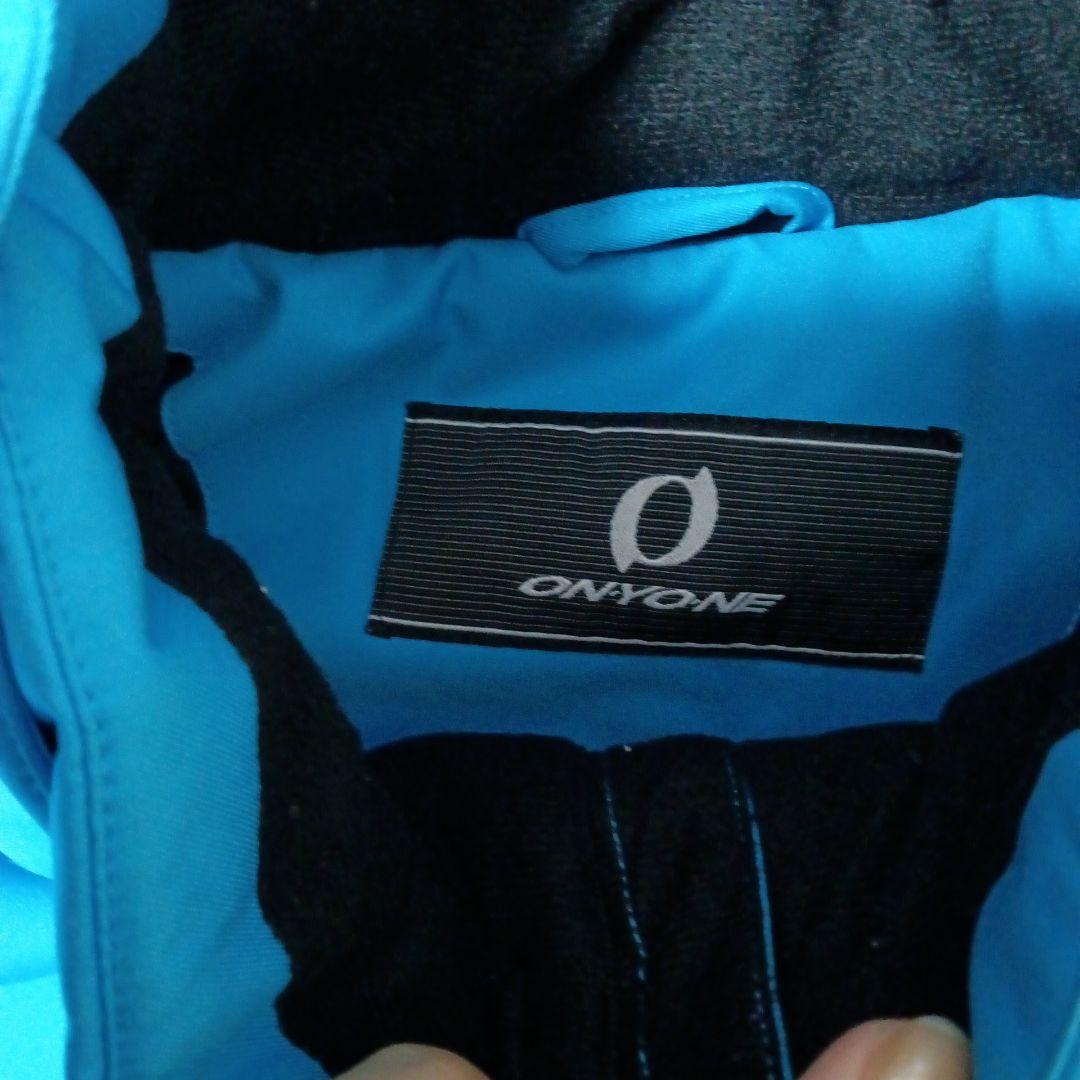 美品　ONYONE　オンヨネ　青/紺　防水スキーウェア上下セット　メンズ　М
