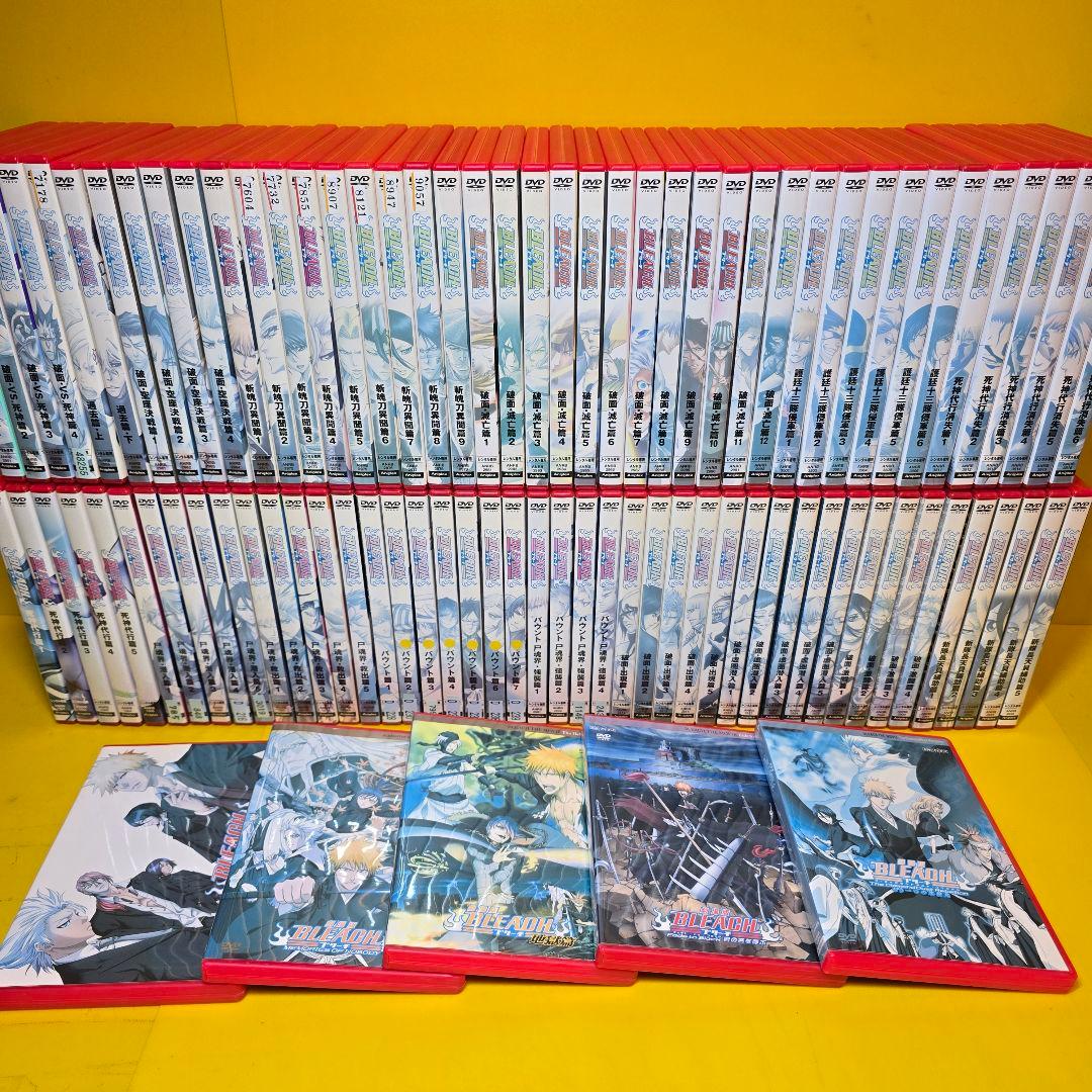 新品ケース交換済み　BLEACH ブリーチDVD93巻 全366話+劇場版5作品