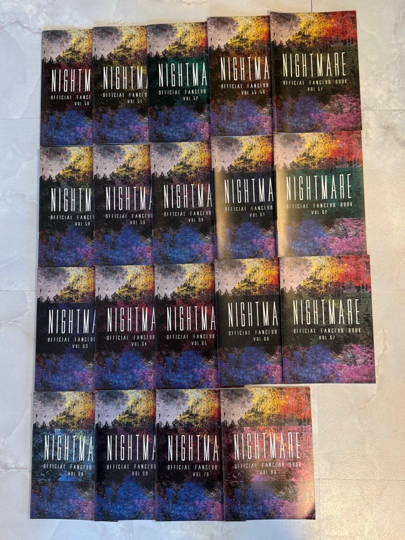 NIGHTMARE FC会報 Vol.50〜70・83 19冊セット（欠番あり）