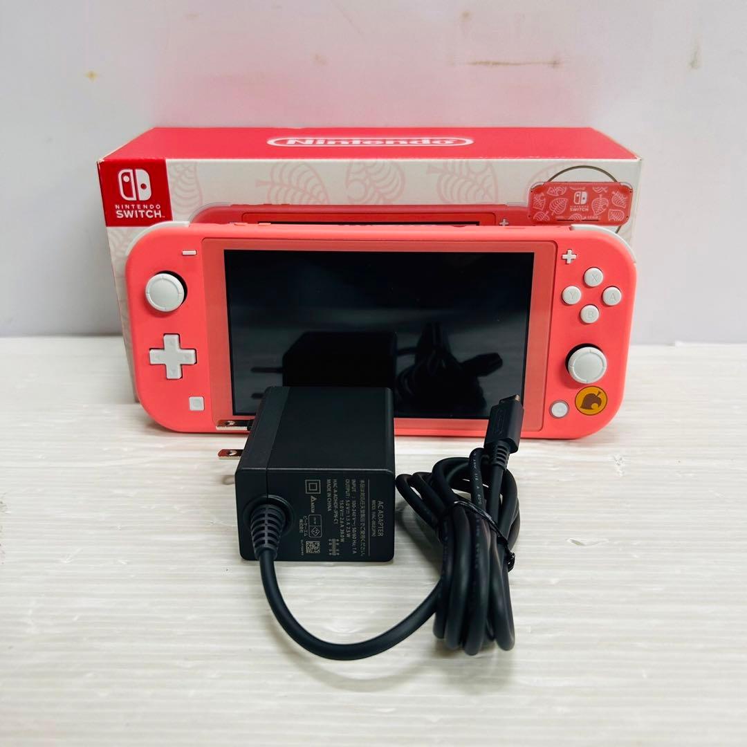 未使用　Nintendo Switch Lite あつ森　しずえアロハ柄