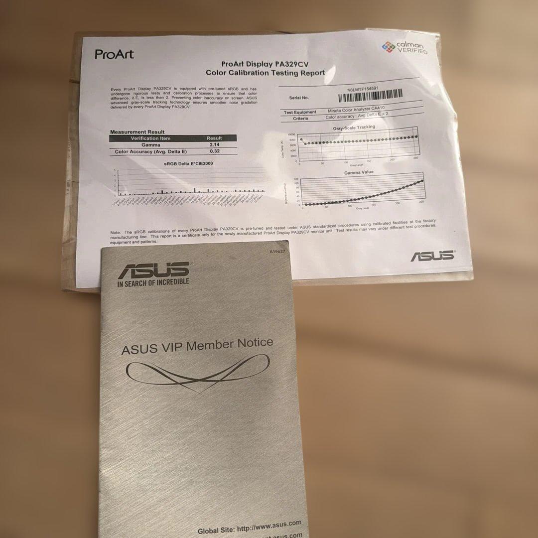 ASUS ProArt Display PA32UCV 本体