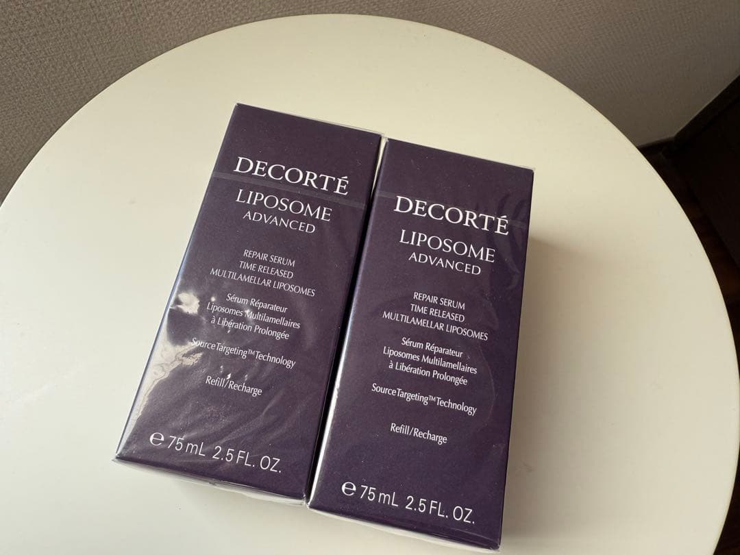 【新品】コスメデコルテ リポソームアドバンストリペアセラム75ml付け替え用2本
