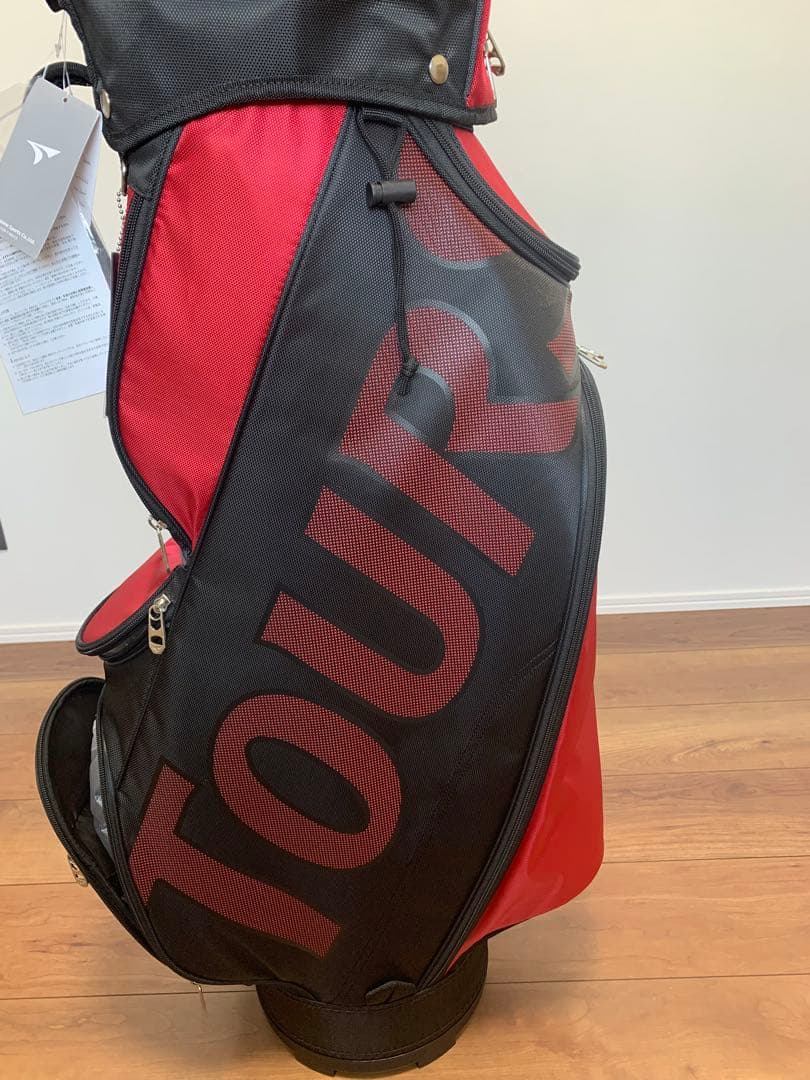 ツアーステージ　ゴルフバッグ　赤黒