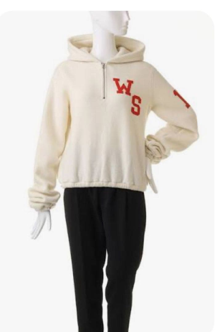 アンスクリア フリースパーカー Freece Hoodie グリーン