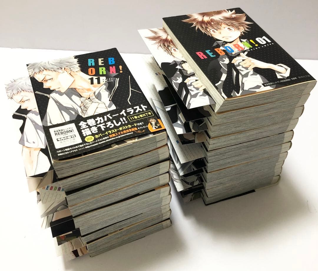 家庭教師(かてきょー)ヒットマンREBORN! ほぼ全巻セット　文庫　カード付