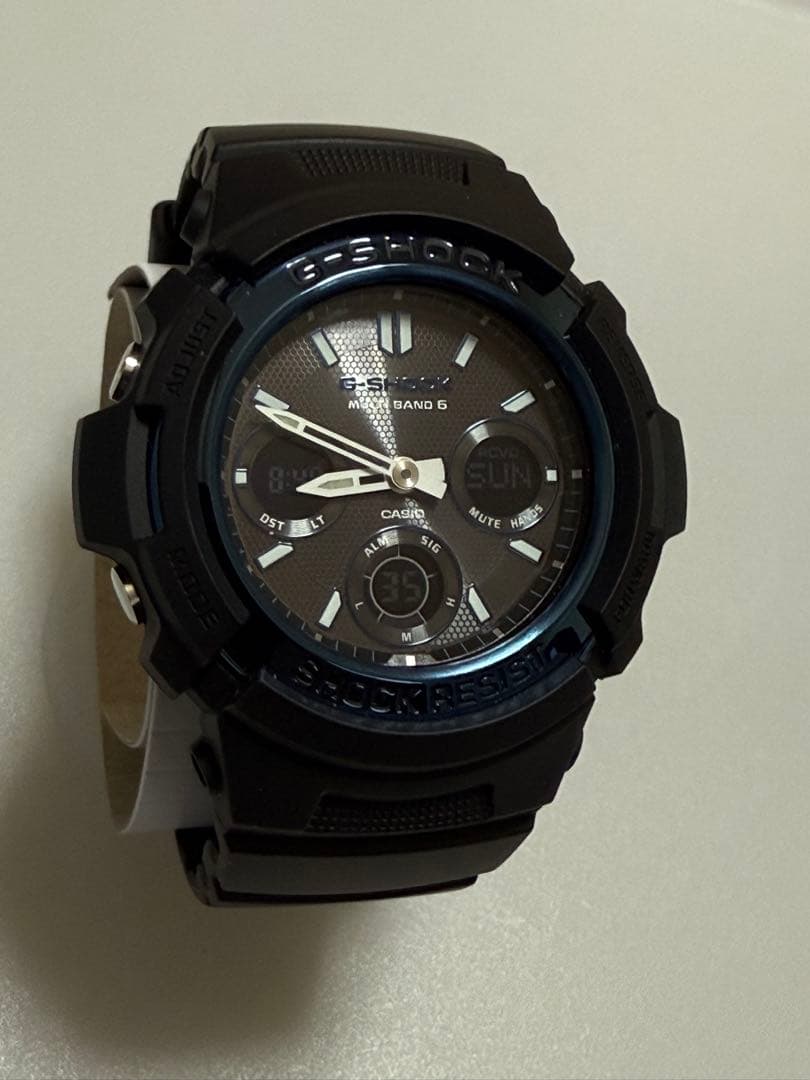 カシオG-SHOCK AWG-M100A-1AER 電波ソーラー未使用に近い美品