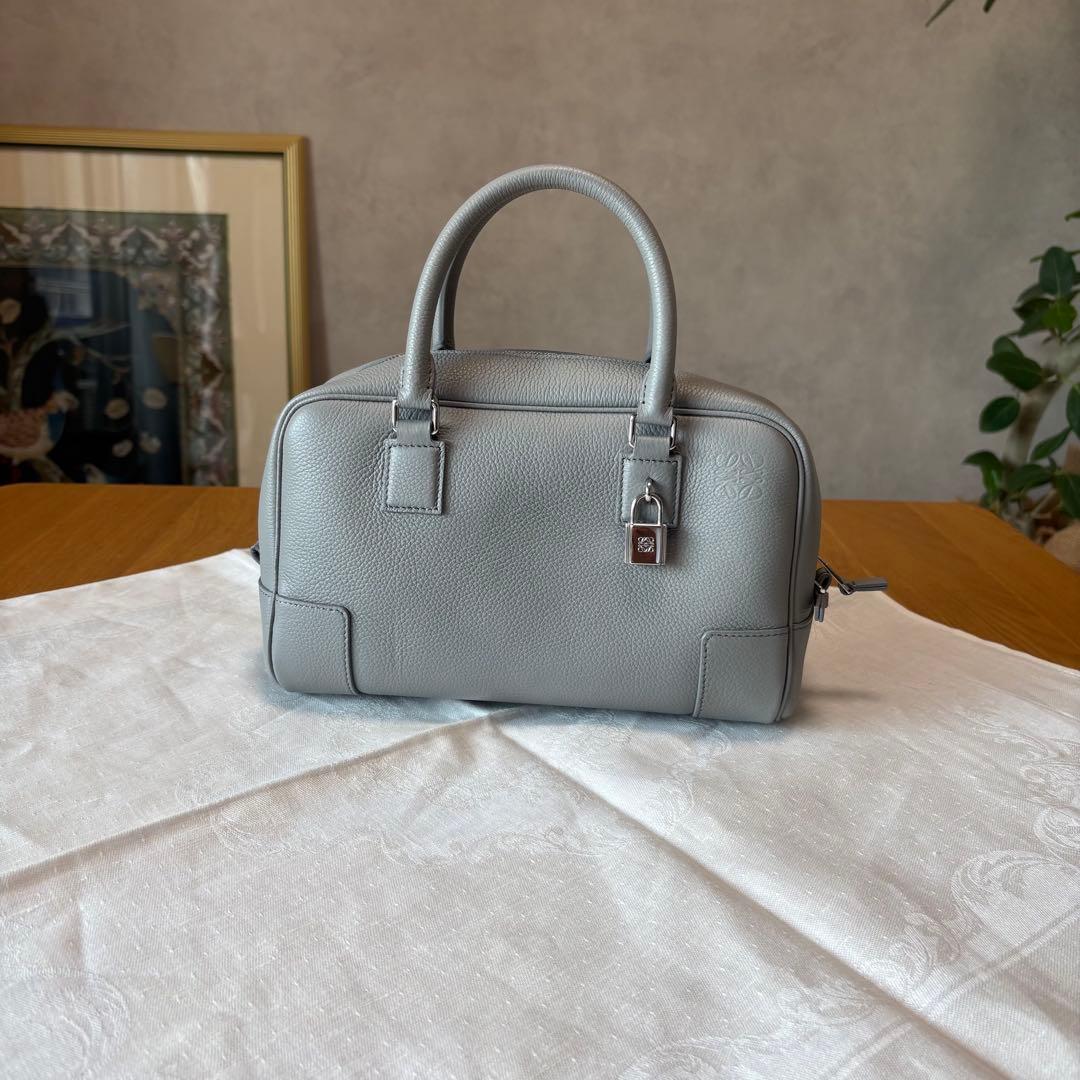 LOEWE ロエベ アマソナ23 ソフトグレインカーフ パールグレー