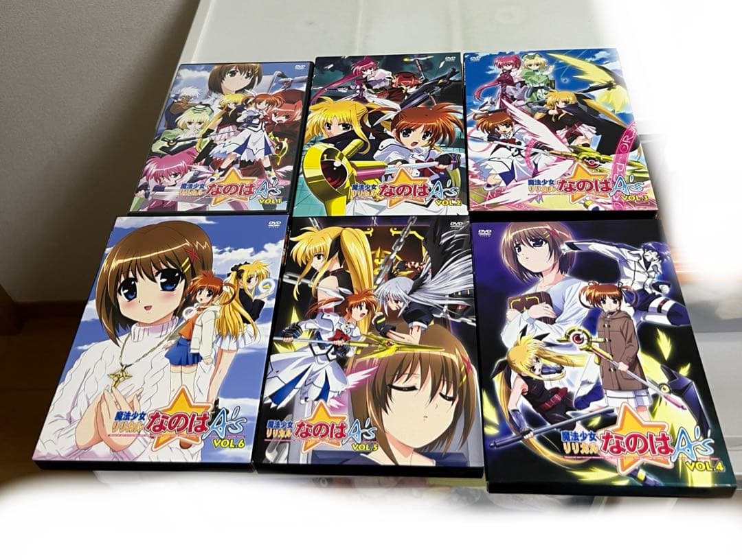 魔法少女リリカルなのはdvd、A's Vol.1〜6 初回限定版もあり