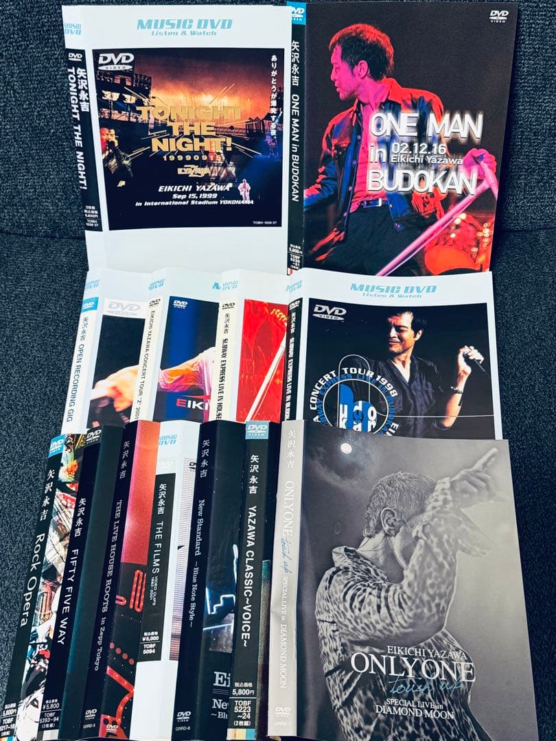 激レア 廃盤 DVD 矢沢永吉 18枚セット